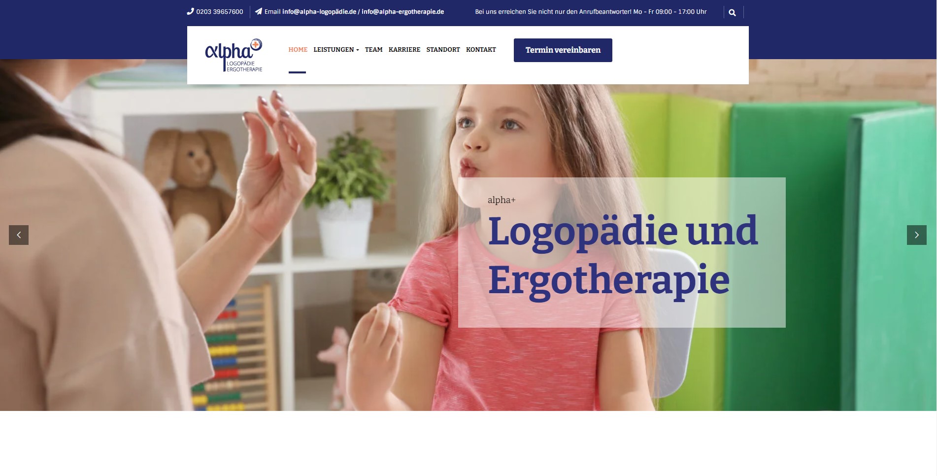 Alpha + Logopädie und Ergotherapie Alpha + Logopädie und Ergotherapie